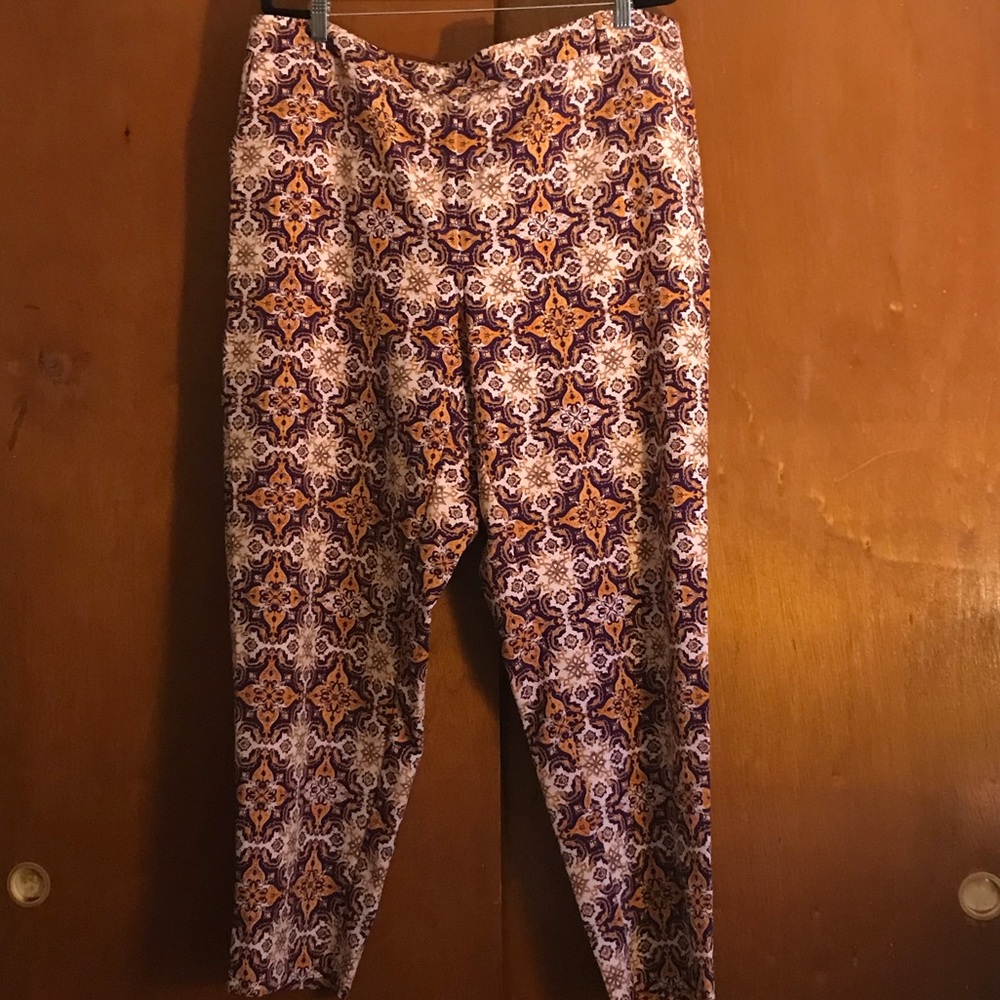 Ashley Stewart Print Pants